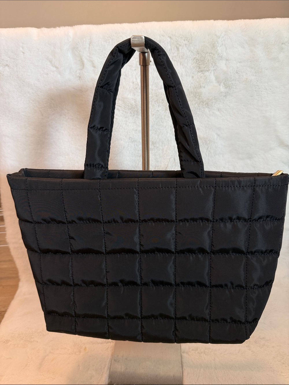 NWOT Black, Green or Pink Quilted Tote Bag - Women's Everyday Tote